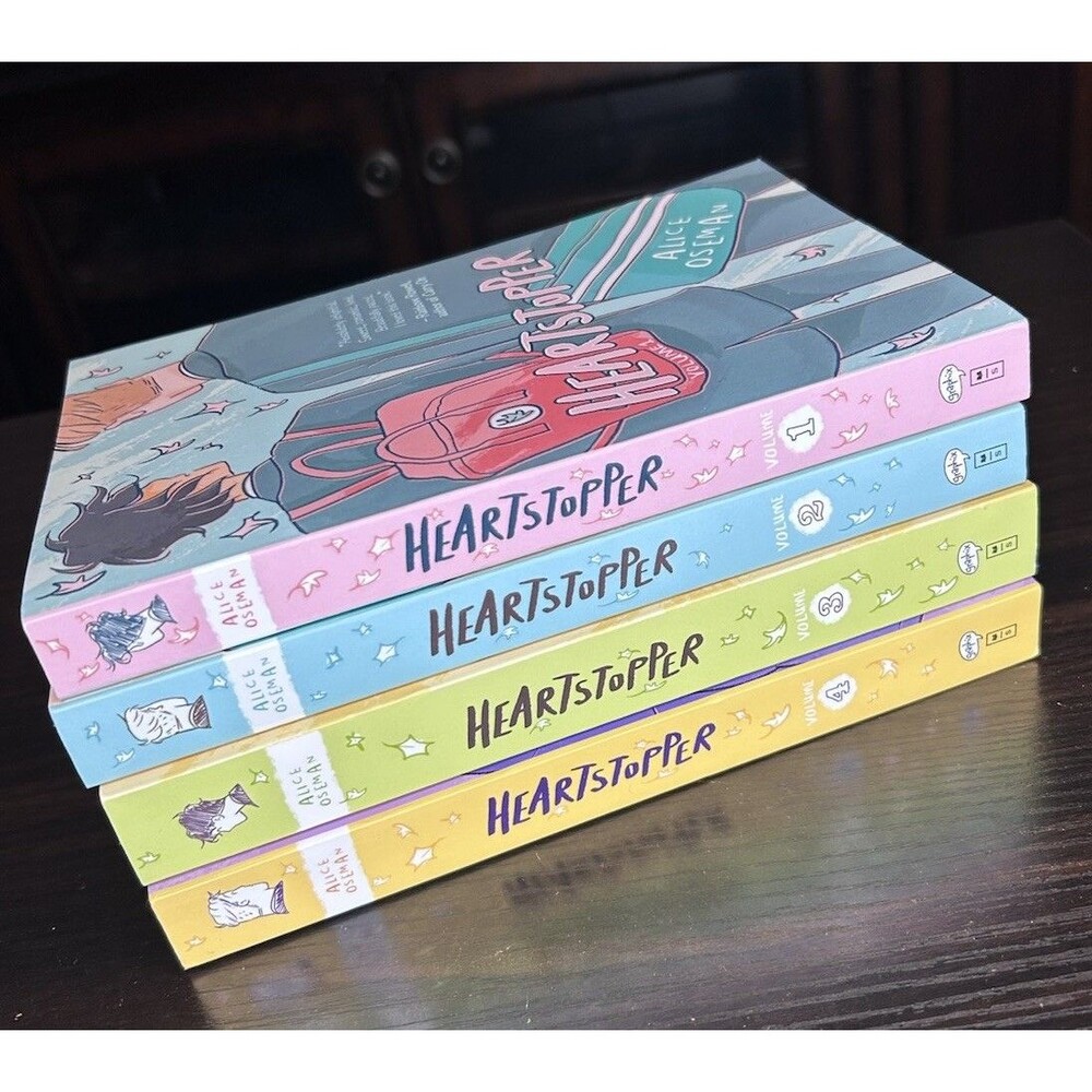 New Heartstopper Series Volume 1-4 Books Collection Set Alice Oseman Paperback